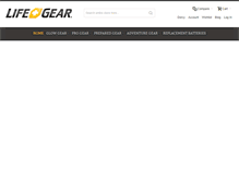 Tablet Screenshot of lifegear.com